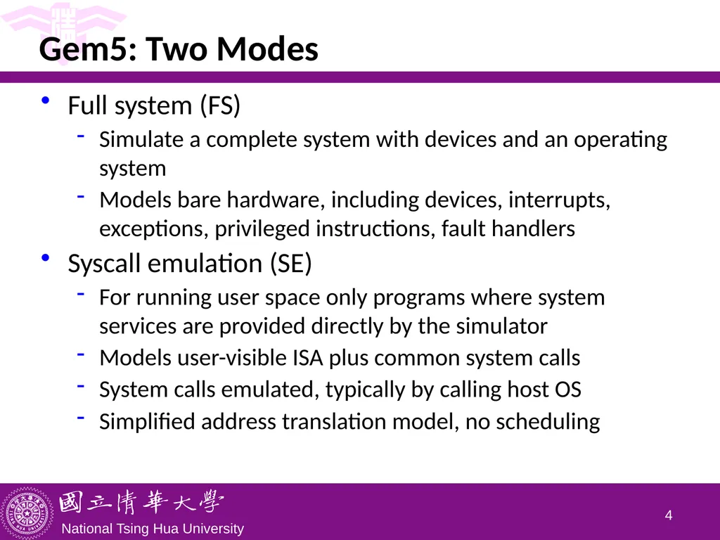 CS5100 Advanced Computer Architecture Installing - slide 4 of 16