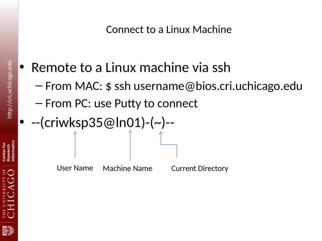 Introduction to Linux command line for - slide 7 of 22