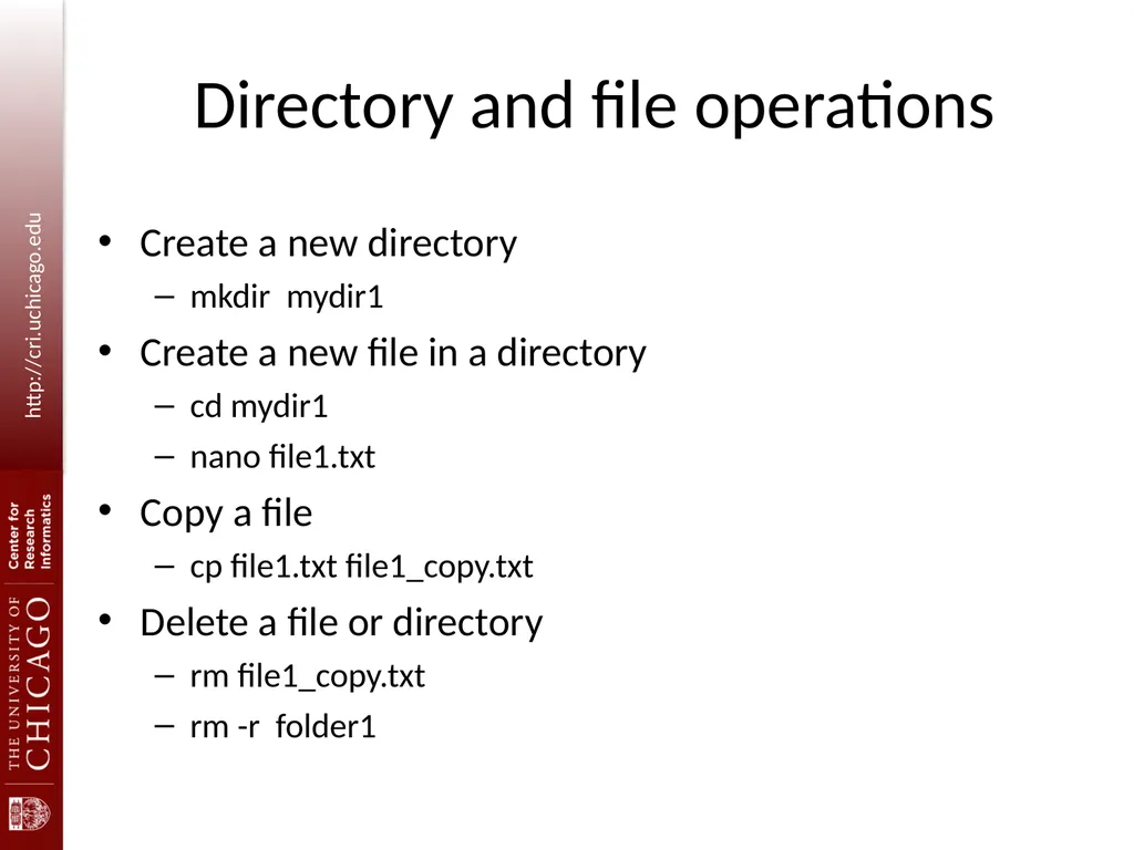 Introduction to Linux command line for - slide 12 of 22