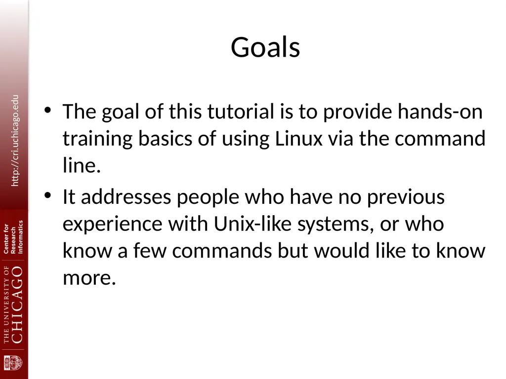 Introduction to Linux command line for - slide 2 of 22