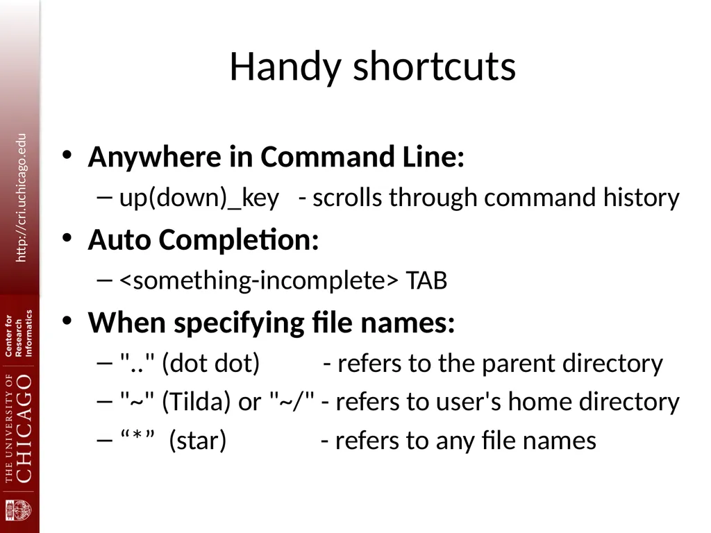 Introduction to Linux command line for - slide 11 of 22