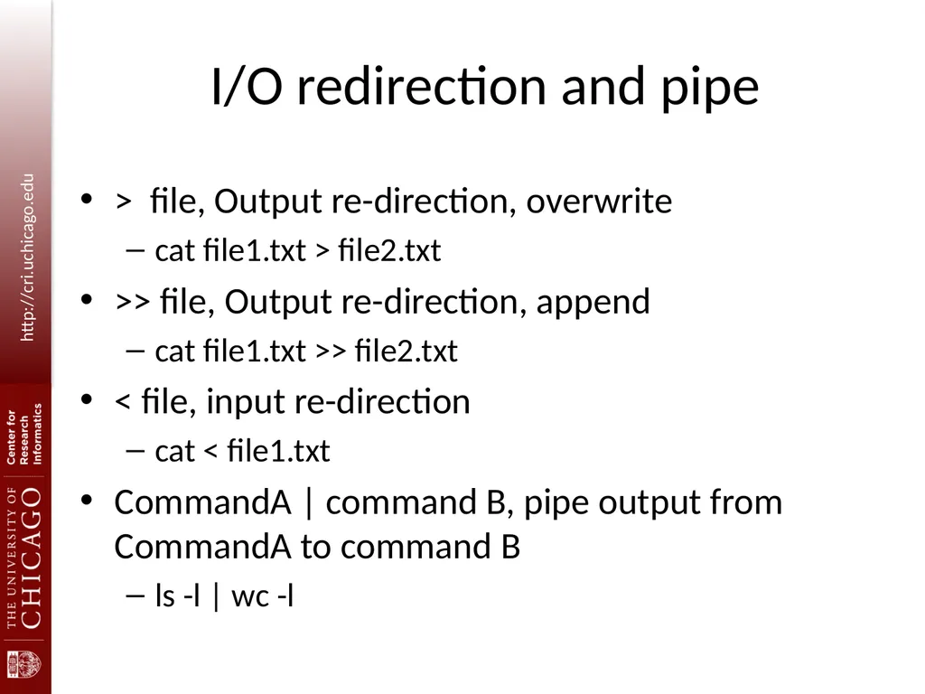 Introduction to Linux command line for - slide 16 of 22