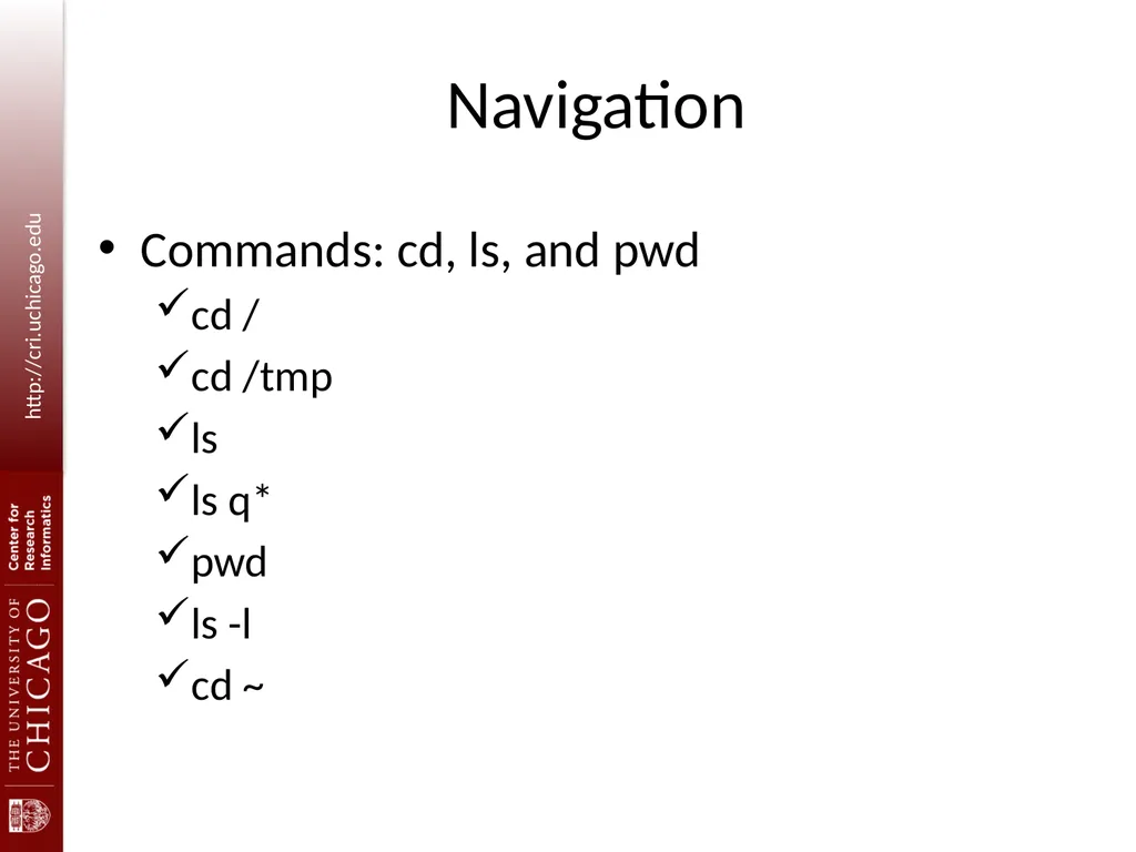 Introduction to Linux command line for - slide 10 of 22