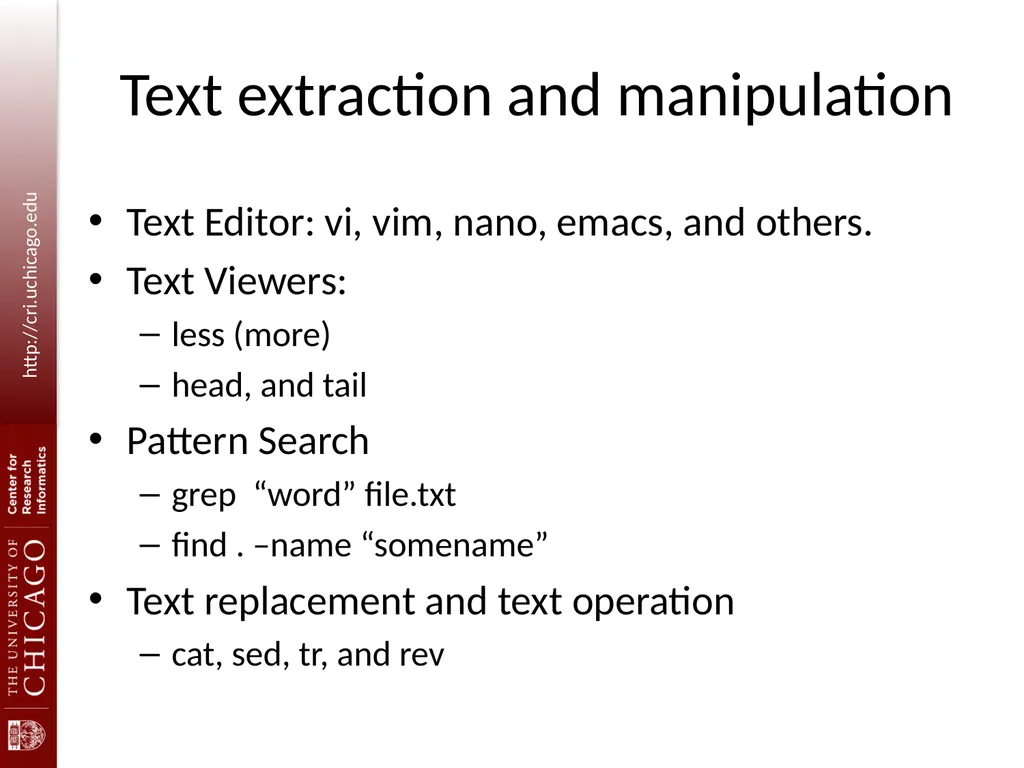 Introduction to Linux command line for - slide 17 of 22