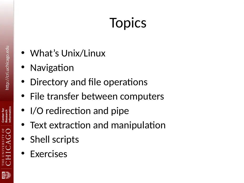 Introduction to Linux command line for - slide 3 of 22