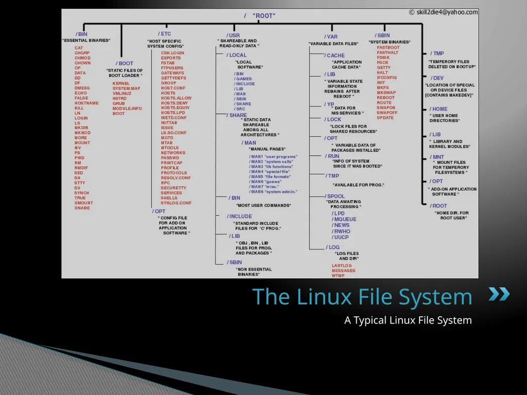 Introduction to Linux “Linux at the Command Line” - slide 33 of 53
