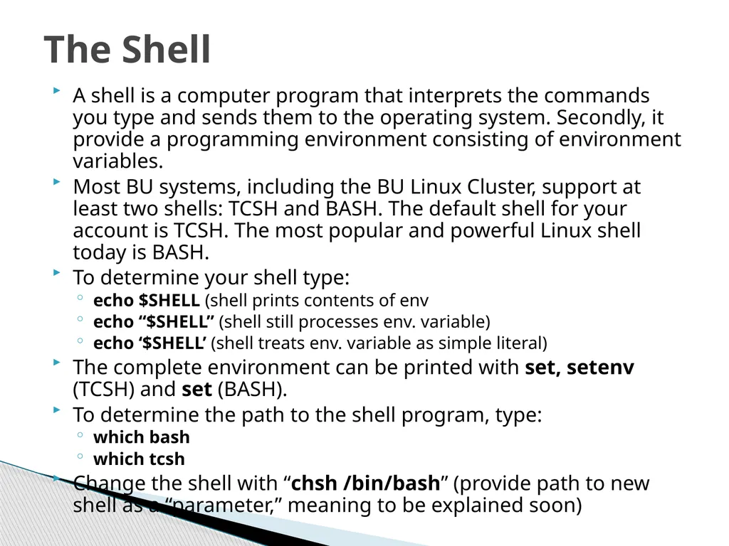 Introduction to Linux “Linux at the Command Line” - slide 24 of 53
