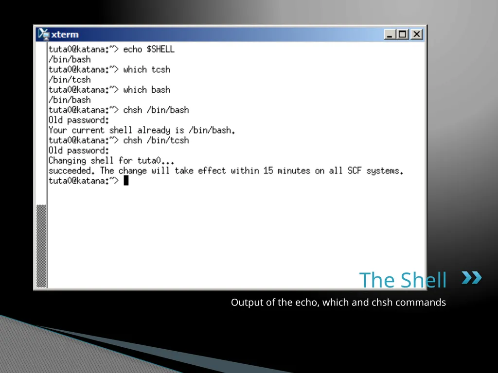 Introduction to Linux “Linux at the Command Line” - slide 25 of 53