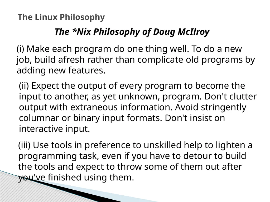 Introduction to Linux “Linux at the Command Line” - slide 6 of 53