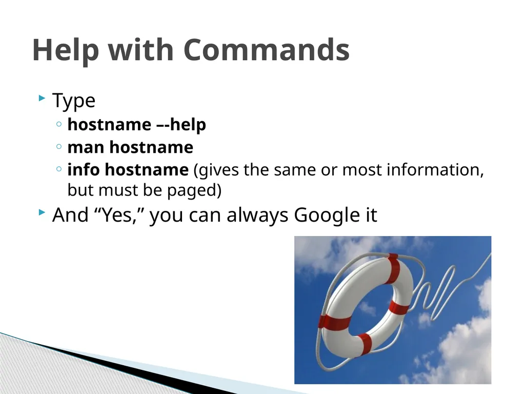Introduction to Linux “Linux at the Command Line” - slide 29 of 53