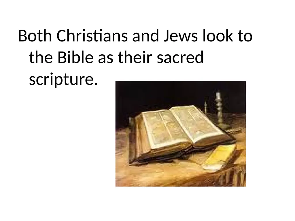 The Bible God’s Holy Word Both Christians and Jews - slide 2 of 31
