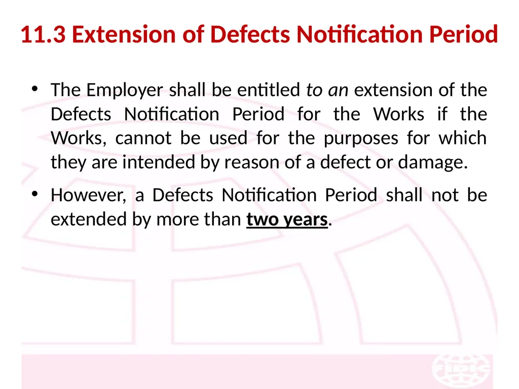 FIDIC Conditions of Contract for Construction - slide 139 of 250