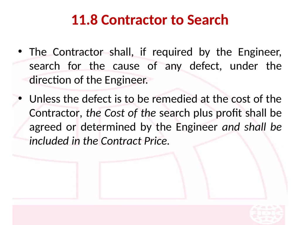 FIDIC Conditions of Contract for Construction - slide 144 of 250