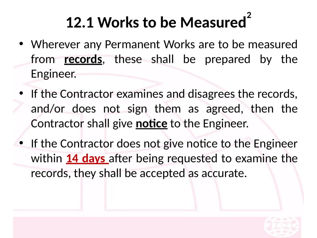 FIDIC Conditions of Contract for Construction - slide 150 of 250