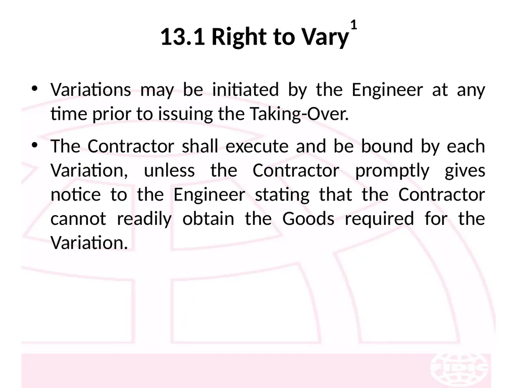 FIDIC Conditions of Contract for Construction - slide 157 of 250