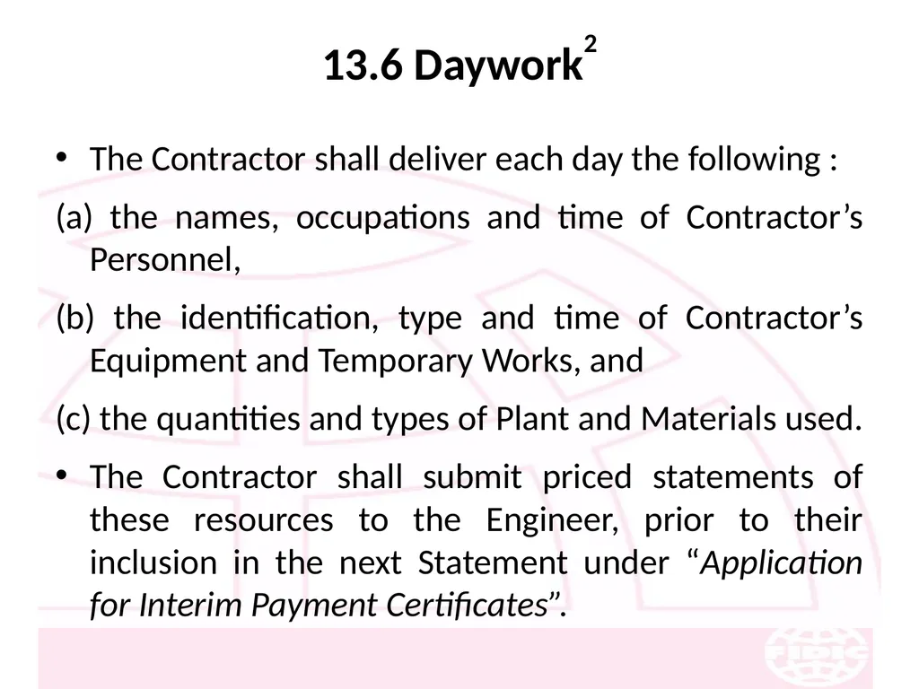 FIDIC Conditions of Contract for Construction - slide 165 of 250