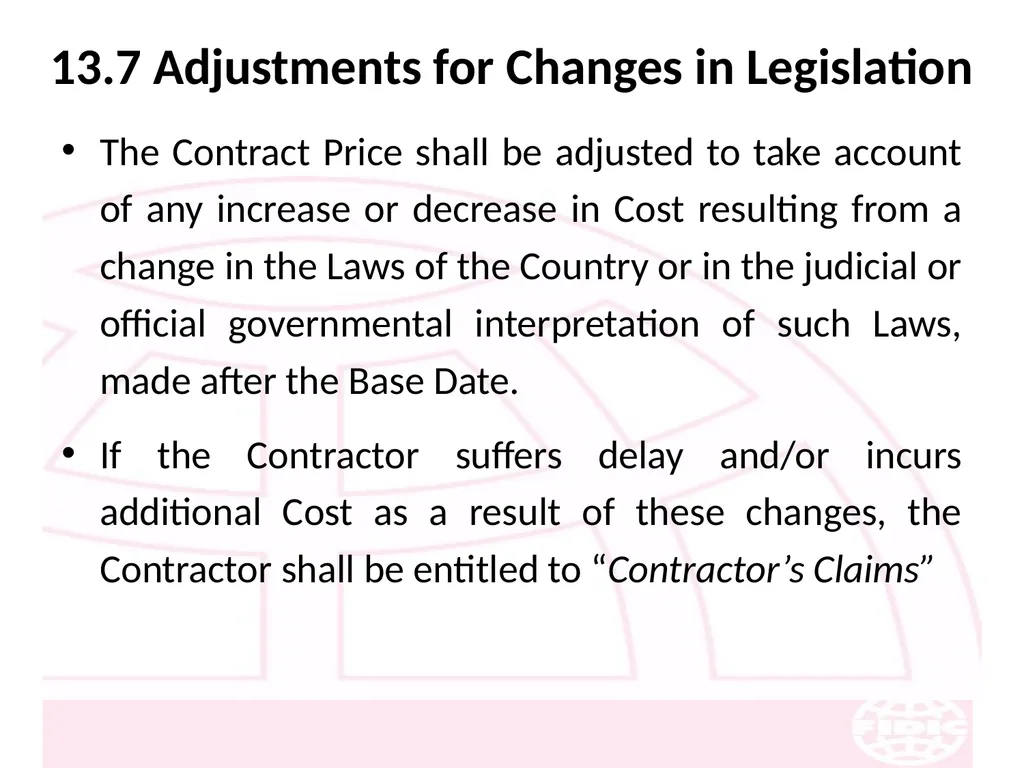 FIDIC Conditions of Contract for Construction - slide 166 of 250