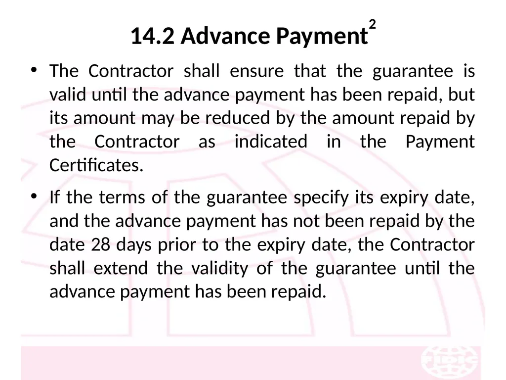 FIDIC Conditions of Contract for Construction - slide 173 of 250