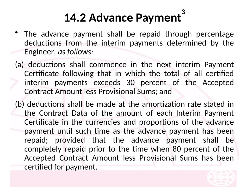 FIDIC Conditions of Contract for Construction - slide 174 of 250