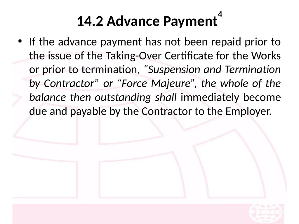 FIDIC Conditions of Contract for Construction - slide 175 of 250
