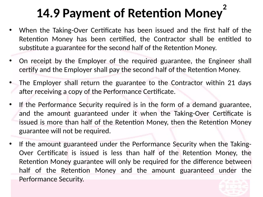 FIDIC Conditions of Contract for Construction - slide 186 of 250
