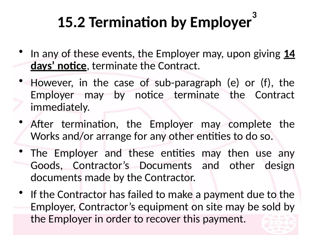 FIDIC Conditions of Contract for Construction - slide 197 of 250