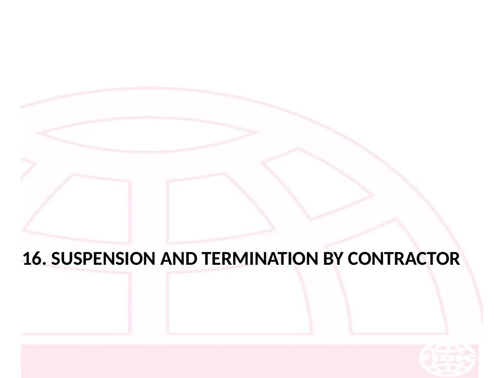 FIDIC Conditions of Contract for Construction - slide 202 of 250