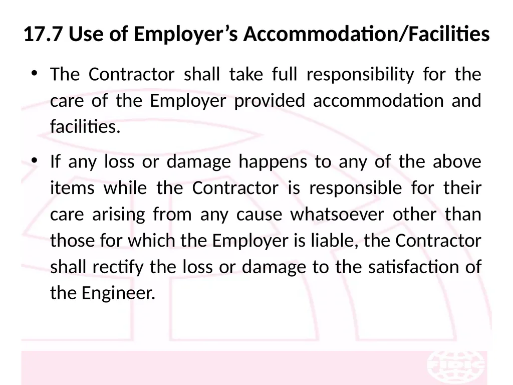 FIDIC Conditions of Contract for Construction - slide 217 of 250