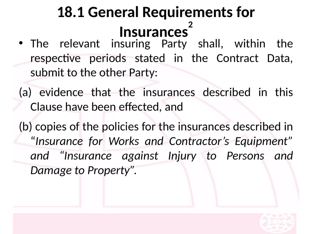 FIDIC Conditions of Contract for Construction - slide 220 of 250