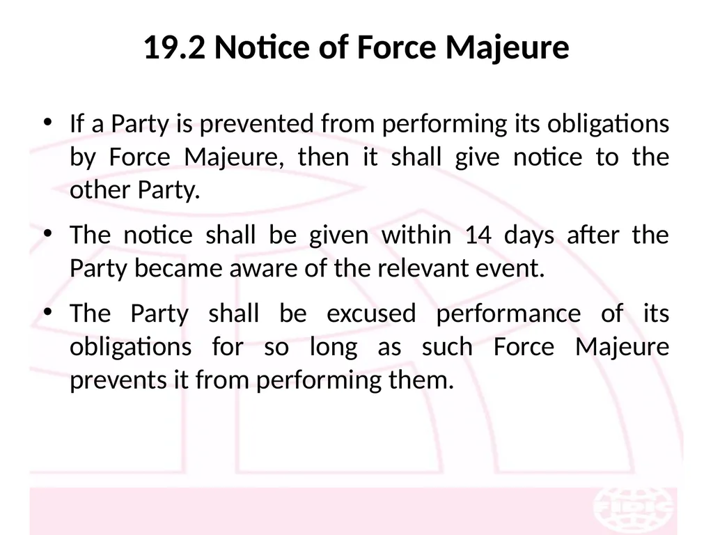 FIDIC Conditions of Contract for Construction - slide 230 of 250