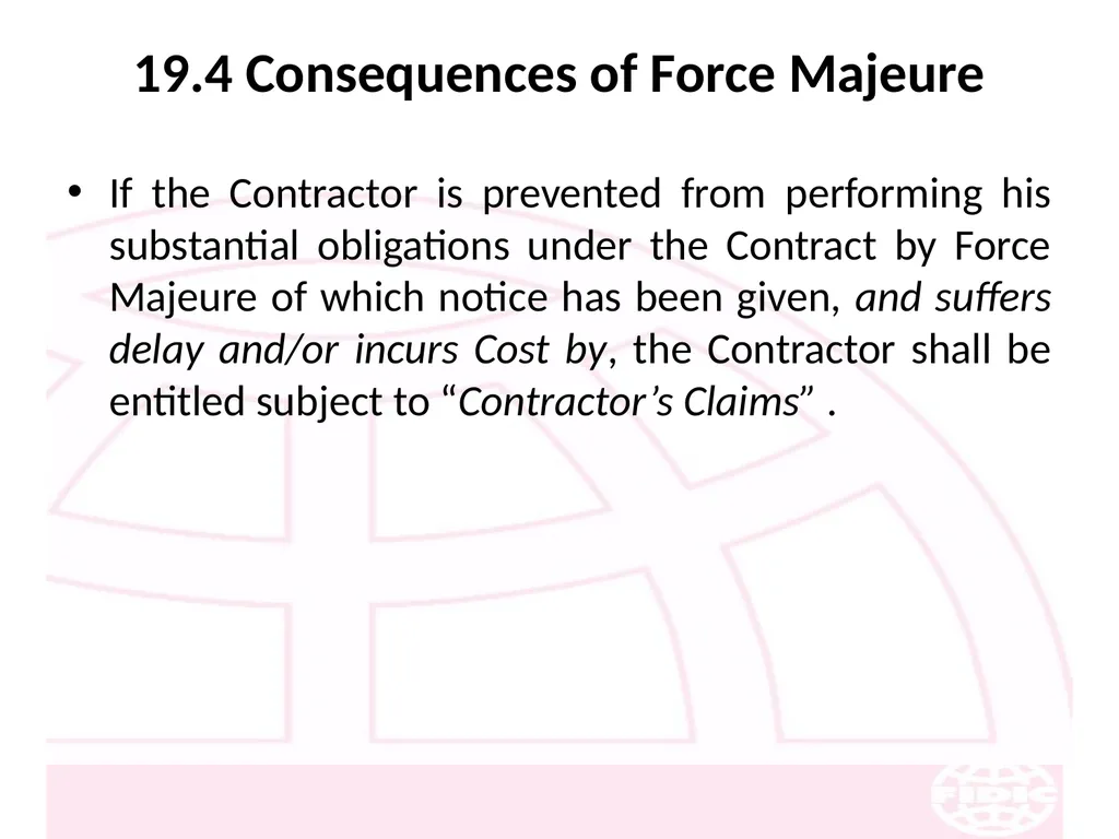 FIDIC Conditions of Contract for Construction - slide 232 of 250