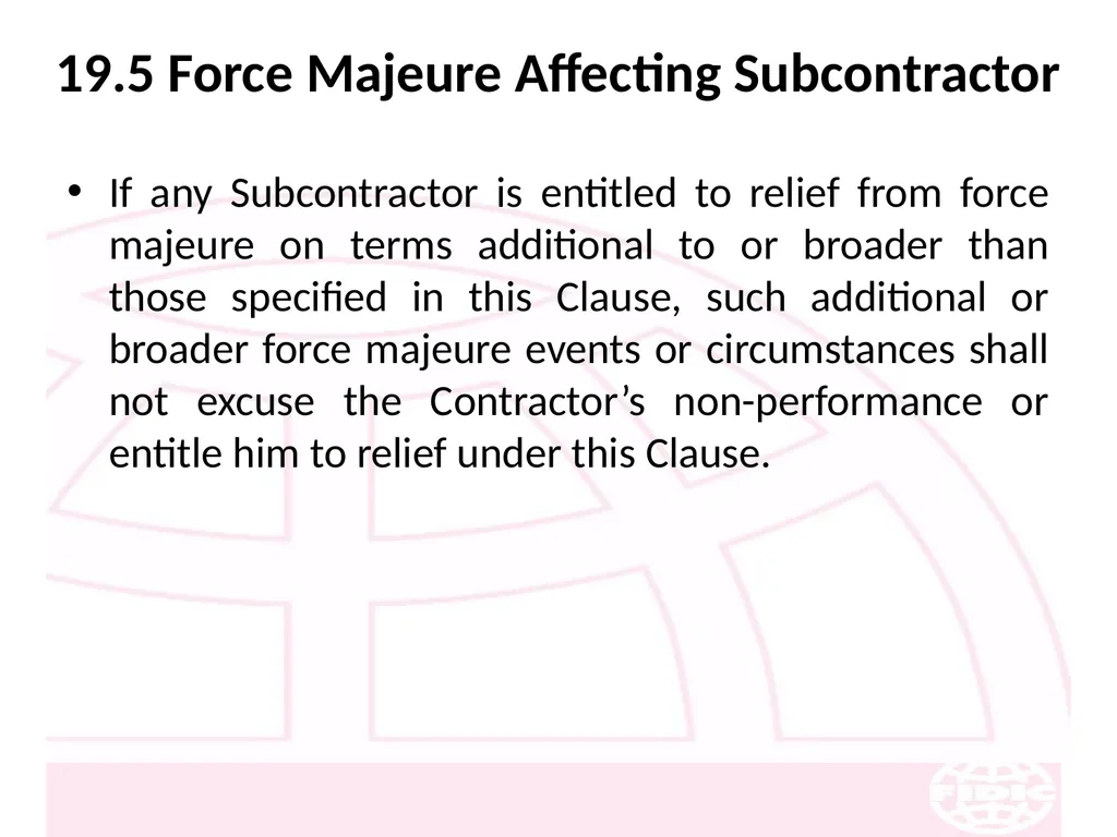 FIDIC Conditions of Contract for Construction - slide 233 of 250