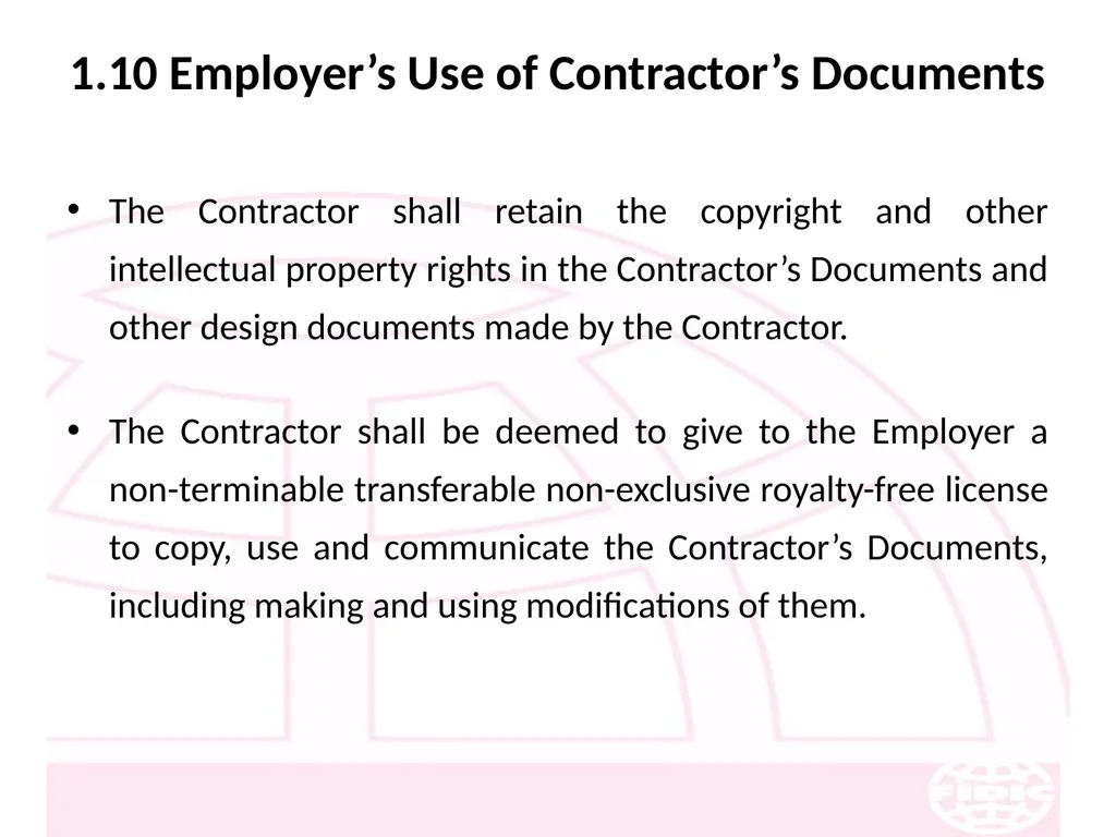 FIDIC Conditions of Contract for Construction - slide 14 of 250