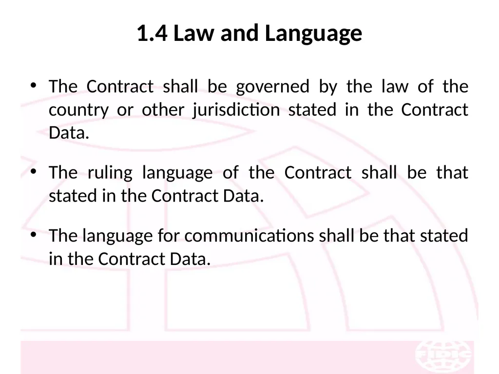 FIDIC Conditions of Contract for Construction - slide 8 of 250