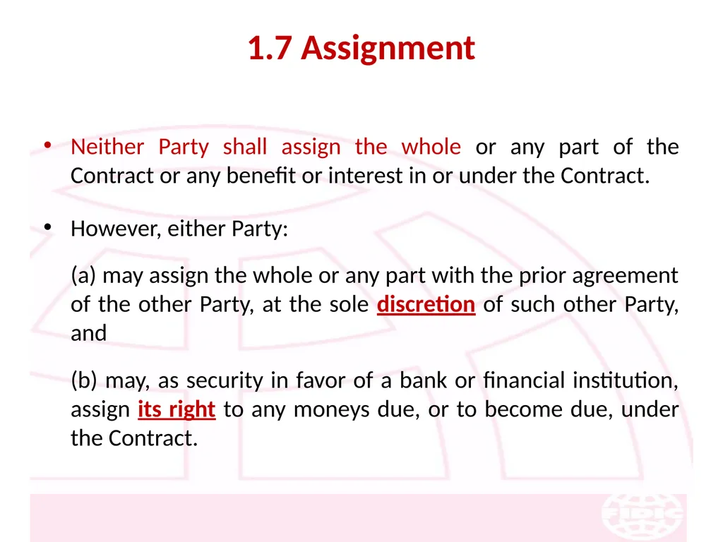 FIDIC Conditions of Contract for Construction - slide 11 of 250