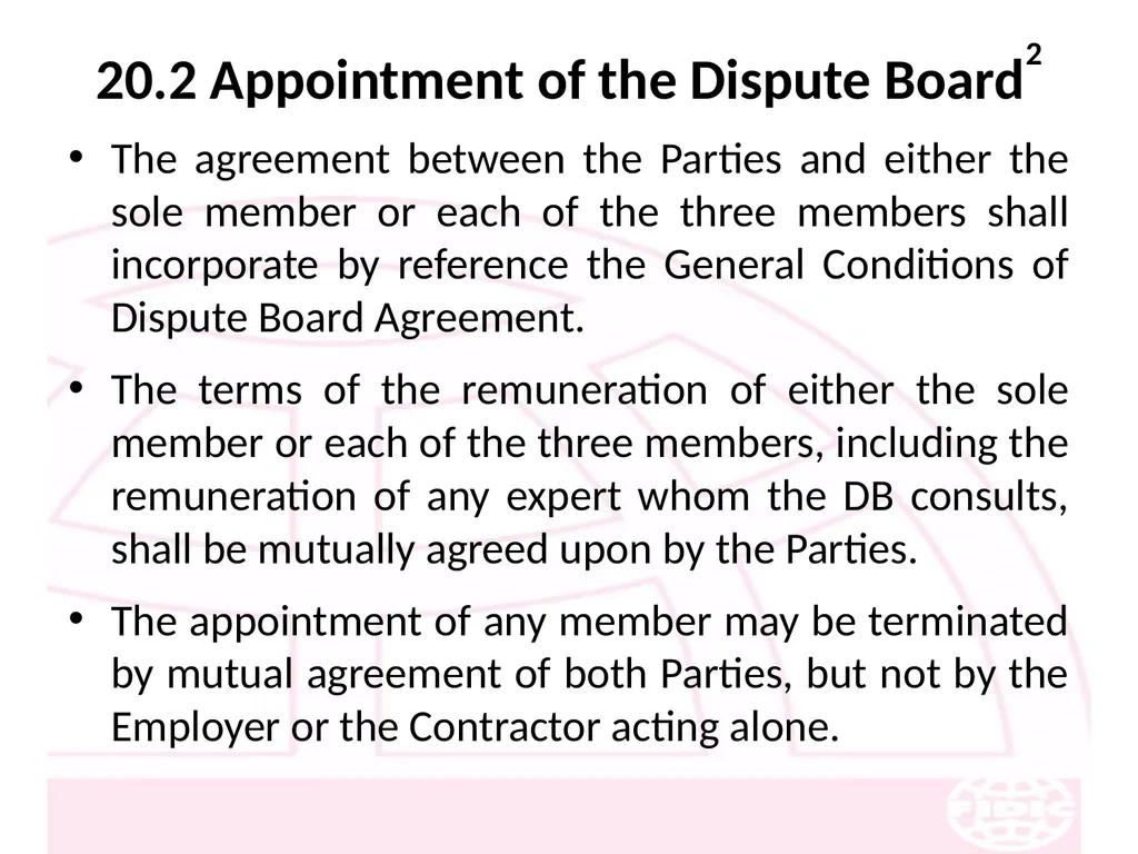 FIDIC Conditions of Contract for Construction - slide 241 of 250
