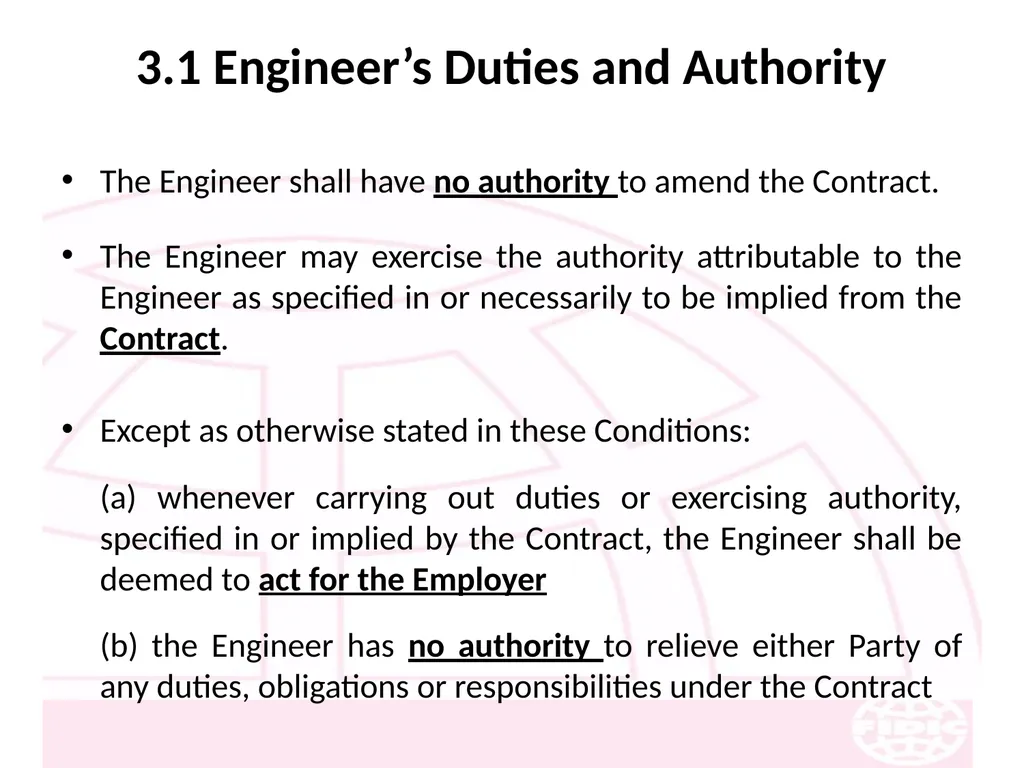 FIDIC Conditions of Contract for Construction - slide 27 of 250