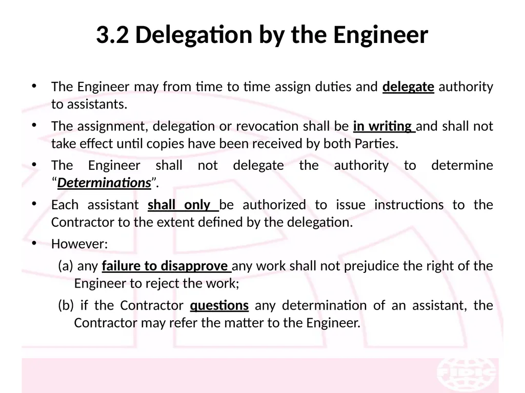 FIDIC Conditions of Contract for Construction - slide 28 of 250