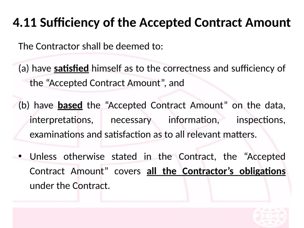 FIDIC Conditions of Contract for Construction - slide 47 of 250