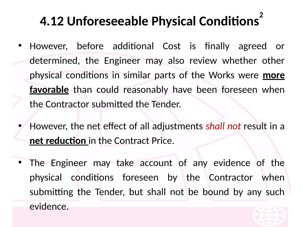 FIDIC Conditions of Contract for Construction - slide 49 of 250