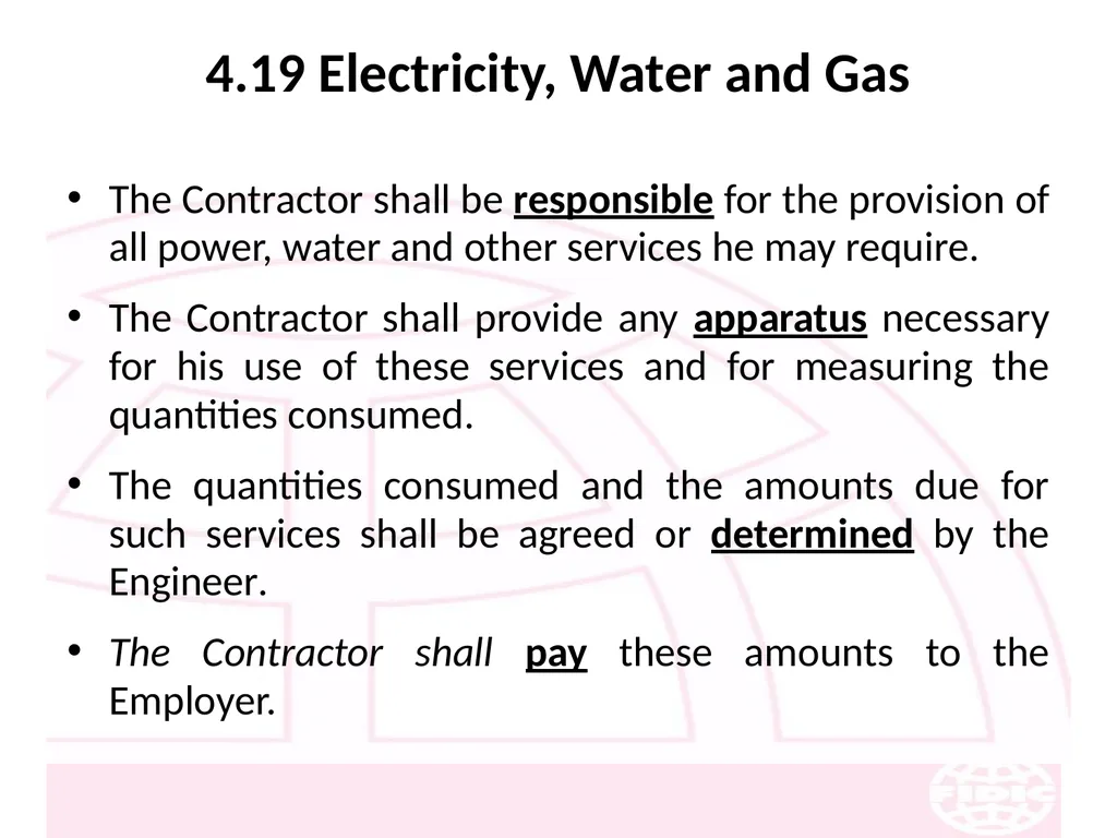 FIDIC Conditions of Contract for Construction - slide 56 of 250