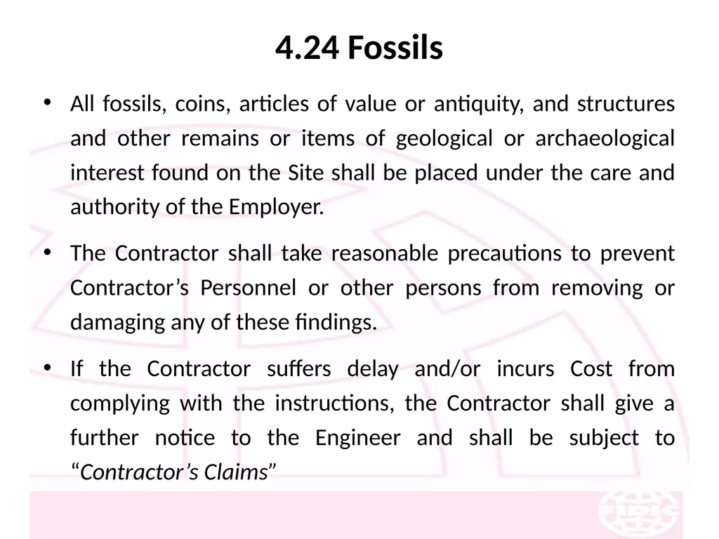 FIDIC Conditions of Contract for Construction - slide 64 of 250