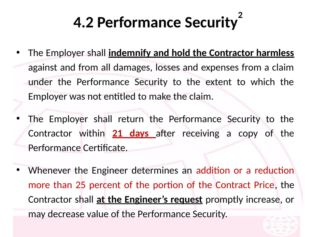 FIDIC Conditions of Contract for Construction - slide 37 of 250