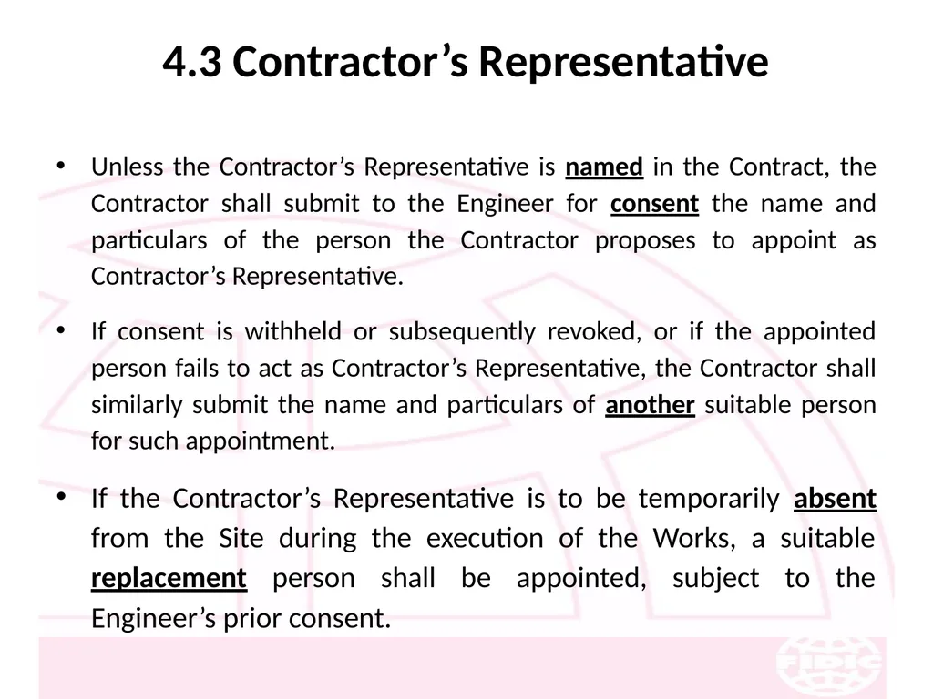 FIDIC Conditions of Contract for Construction - slide 38 of 250