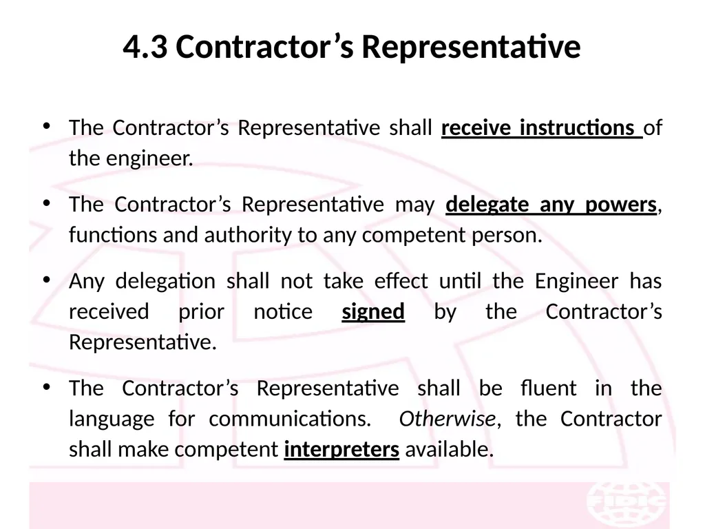 FIDIC Conditions of Contract for Construction - slide 39 of 250