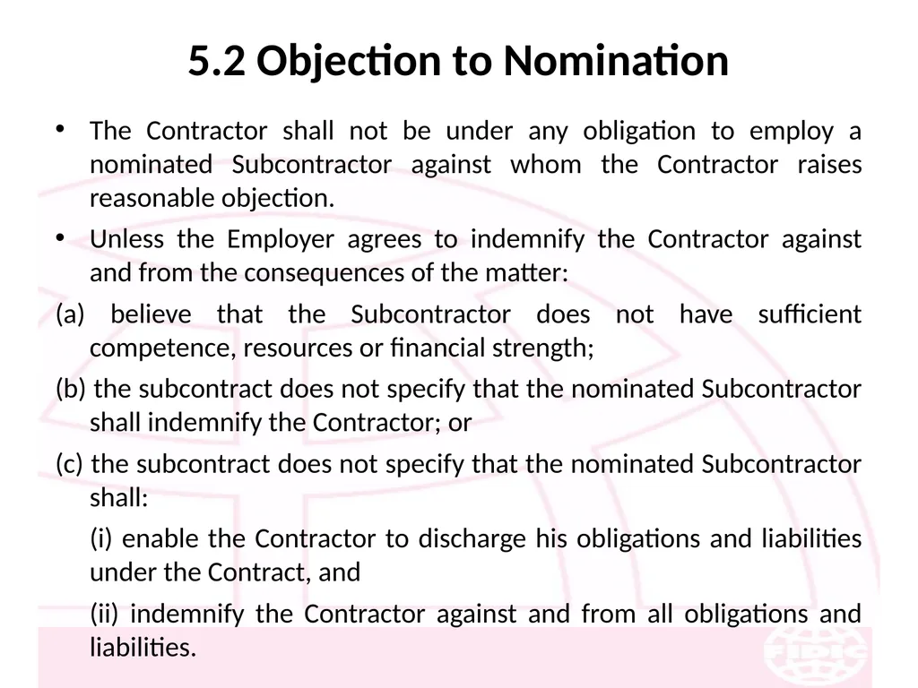FIDIC Conditions of Contract for Construction - slide 67 of 250