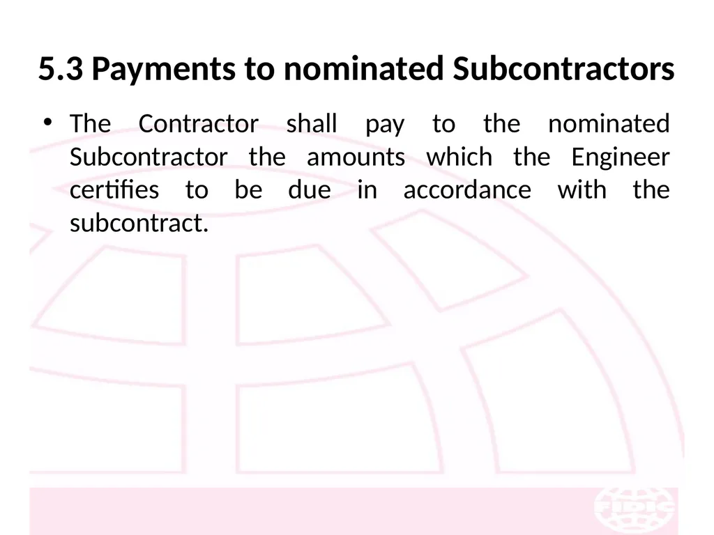 FIDIC Conditions of Contract for Construction - slide 68 of 250
