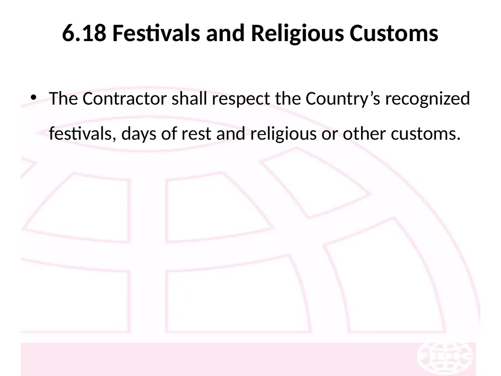 FIDIC Conditions of Contract for Construction - slide 91 of 250