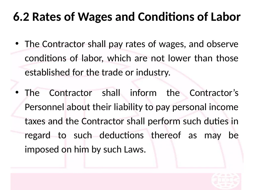 FIDIC Conditions of Contract for Construction - slide 72 of 250