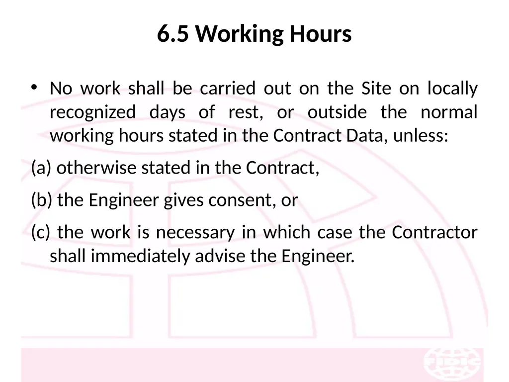 FIDIC Conditions of Contract for Construction - slide 75 of 250